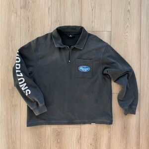 Represent Black Horizons Pullover Sweatshirt